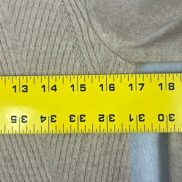 Quinn Knit Sweater Women's Size XS Turtle Neck Cream Long Sleeve Wool Cashmere - Picture 9 of 10